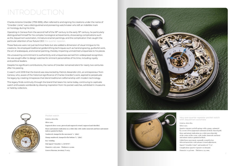 Présentation en détails de la marque horlogère Charles Girardier